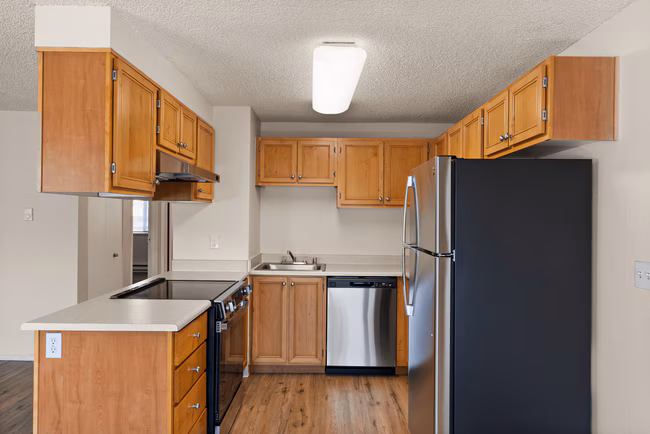 Two Bedroom One Bath H096 floor plan